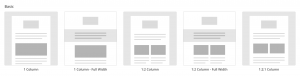 Mailchimp template screenshots