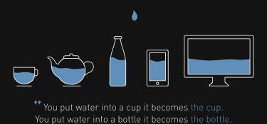 Content is like water