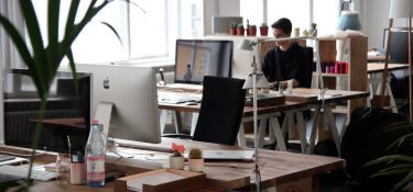 guy in an office