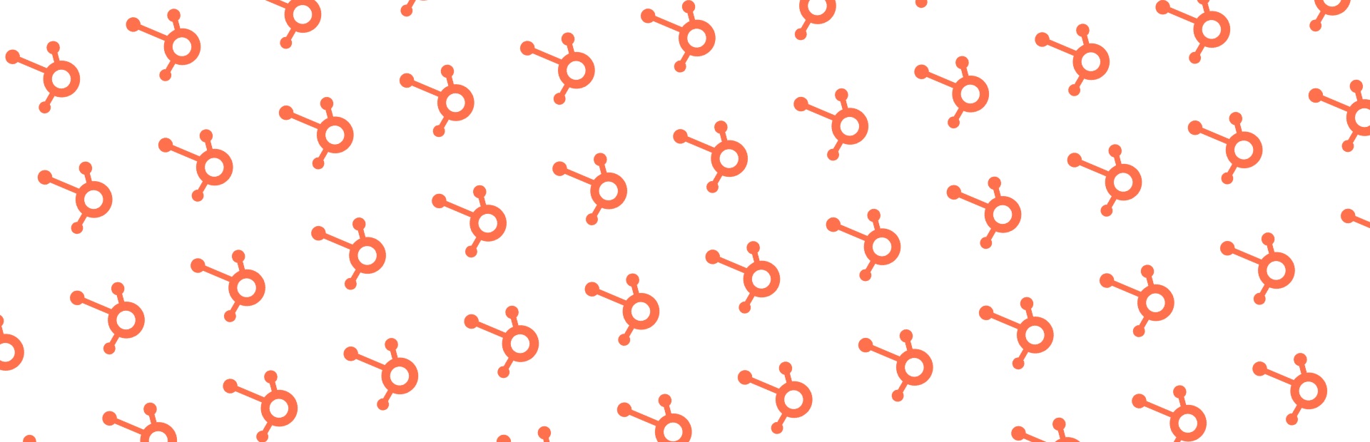 Hubspot logo repeated